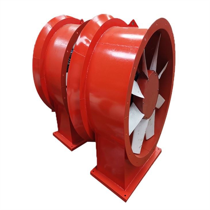 Mine press-in axial fan
